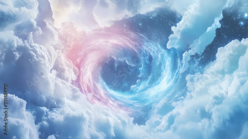 Wallpaper Mural A news graphic explaining how a polar vortex forms, showing the movement of cold air from the arctic into lower latitudes. Starstream. Illustration Torontodigital.ca