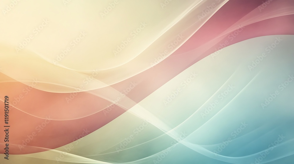 Abstract Pastel Wave Background Design Abstract Pastel Wave Background Design