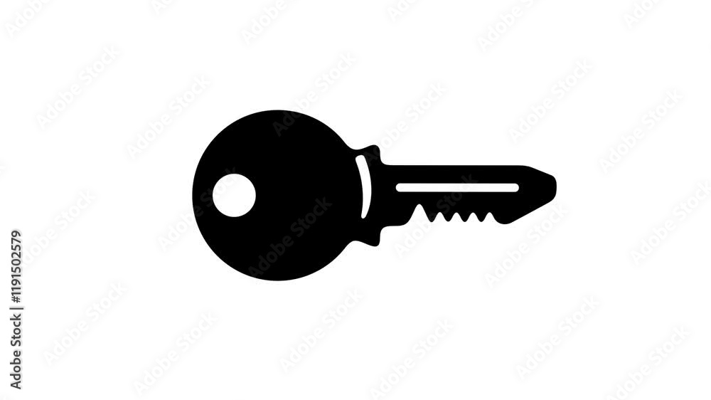 Key, protect, protection, safety and secure, graphic animation. Black. Transparent background motion design. 4K resolution Key, protect, protection, safety and secure, graphic animation. Black. Transparent background motion design. 4K resolution