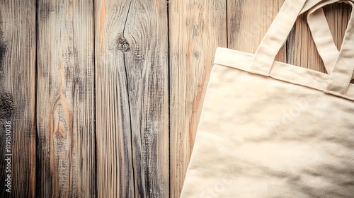 Natural Burlap Bags Displayed on Rustic Table