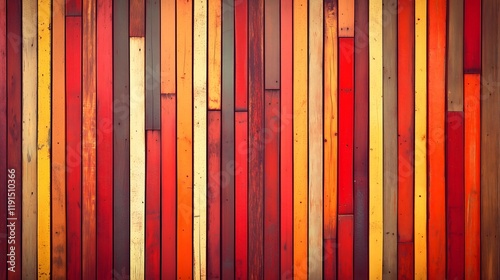 Abstract Wooden Wall with Heart Shape