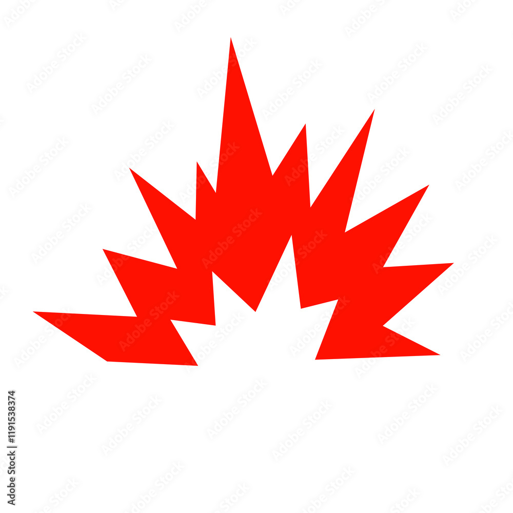 Explosion icon vector Explosion icon vector