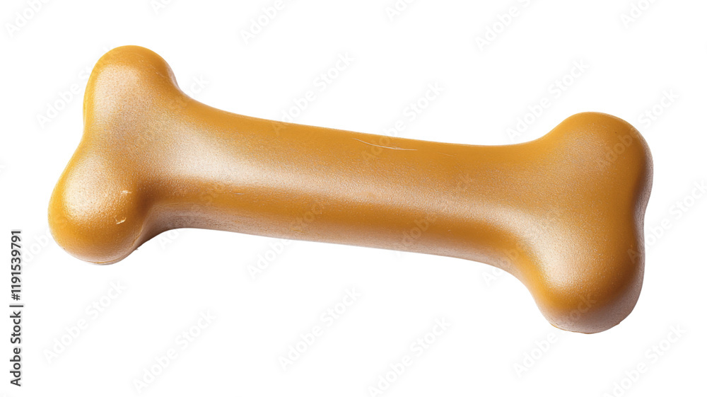 Dog chew bone rubber material pet accessory, isolated on transparent background Dog chew bone rubber material pet accessory, isolated on transparent background