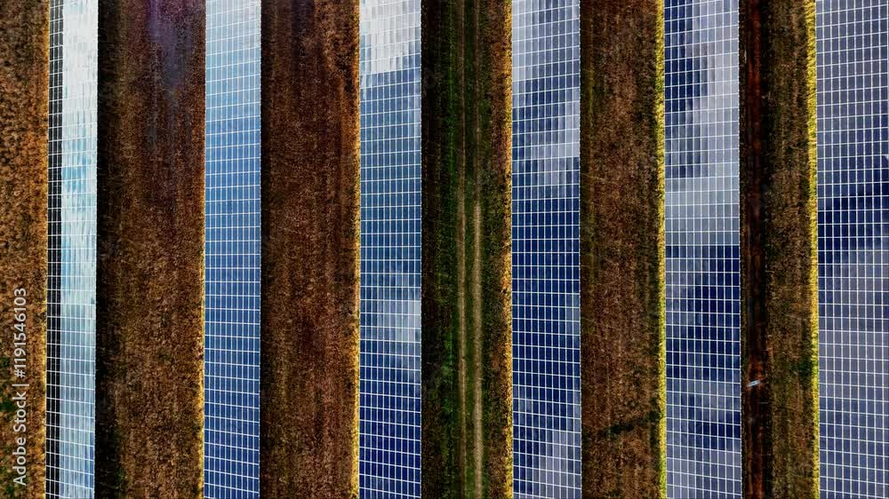 Timelapse panneaux photovoltaïques