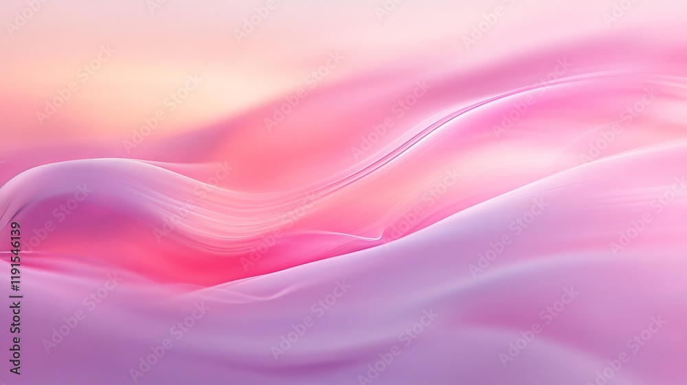 Fototapeta premium Abstract Pink and Purple Draped Fabric Background