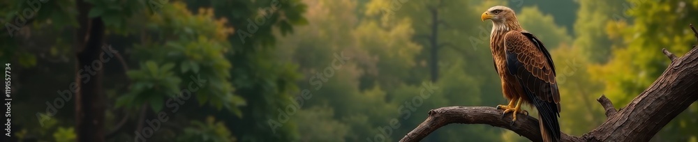 Majestic golden eagle perched on weathered branch, powerful, animal photography Majestic golden eagle perched on weathered branch, powerful, animal photography