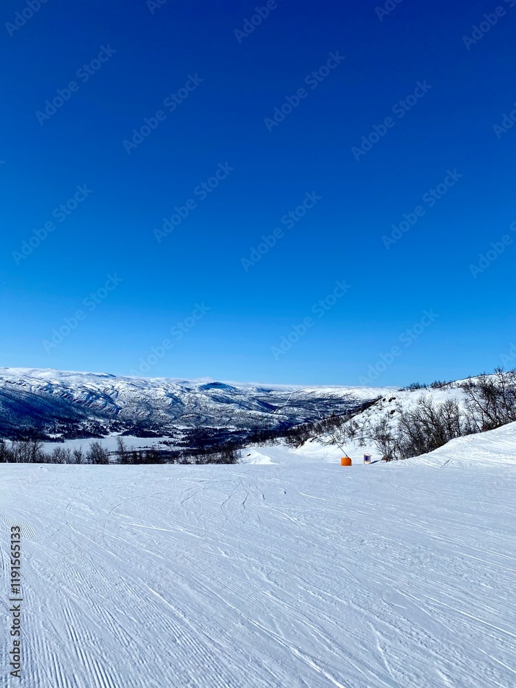 Obraz premium ski resort