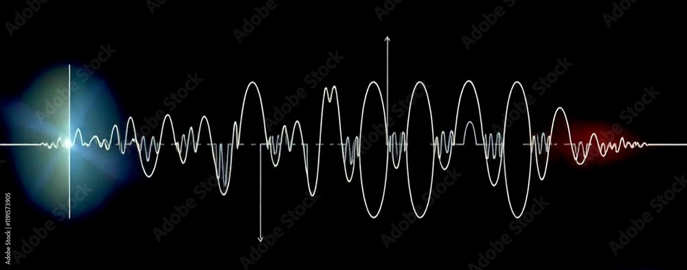 Obraz premium Digital signal science concept. A network of communication lines and radio waves