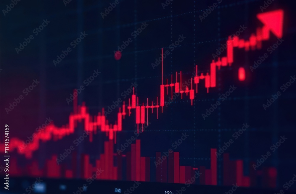 Stock market graph trading analysis investment financial In red, stock exchange financial or forex graph stock market graph chart business crisis crash loss and grow up gain and profits win up trend Stock market graph trading analysis investment financial In red, stock exchange financial or forex graph stock market graph chart business crisis crash loss and grow up gain and profits win up trend