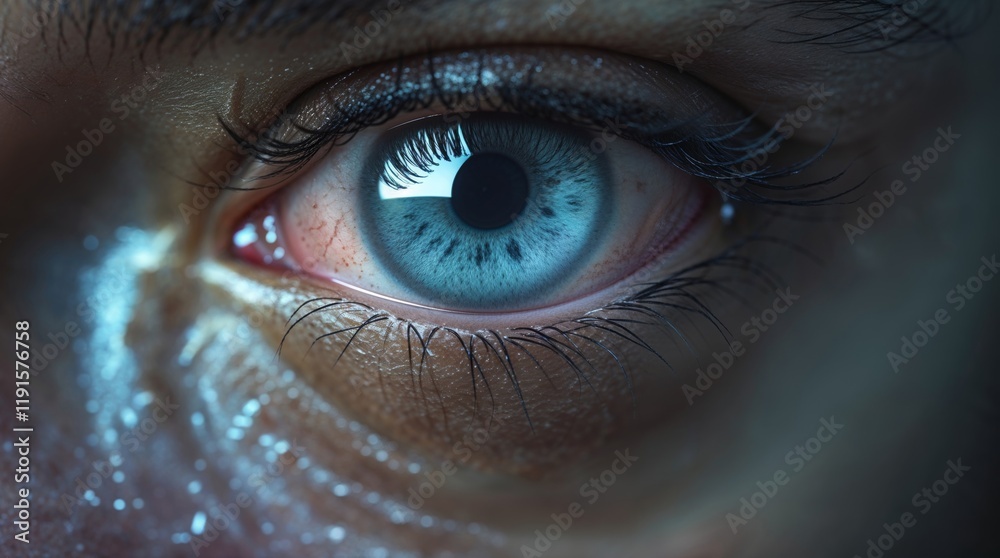 Fototapeta premium sad eyes close up