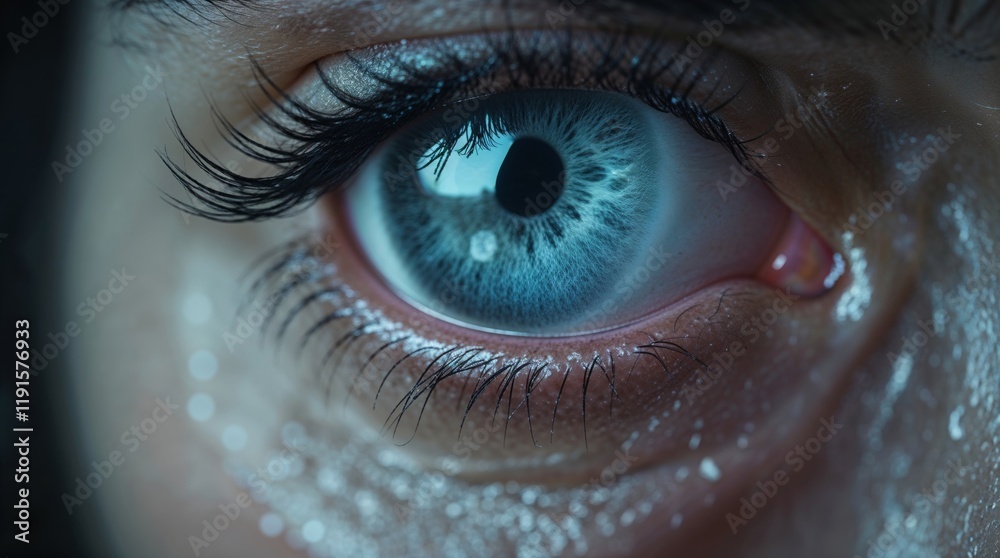 Fototapeta premium sad eyes close up