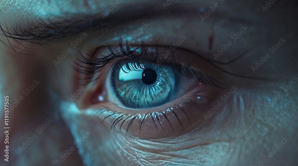 Fototapeta premium sad eyes close up