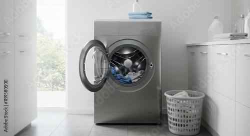 Space-Saving Laundry Washer: Ideal for Small Bathrooms & Outdoor Areas