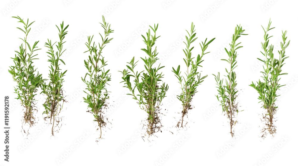 Obraz premium Rosemary transparent background