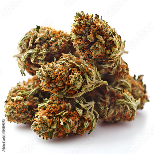 Organic Cannabis Flowers and Buds for Therapeutic Use in Wellness and Herbal Medicine photo