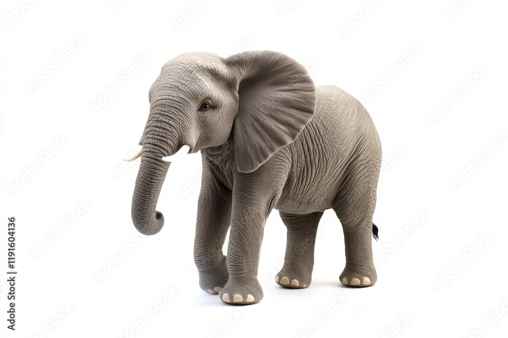 Fototapeta premium Majestic Baby Elephant Portrait