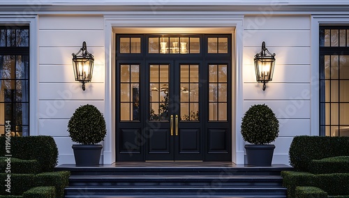 entrance to the luxury house