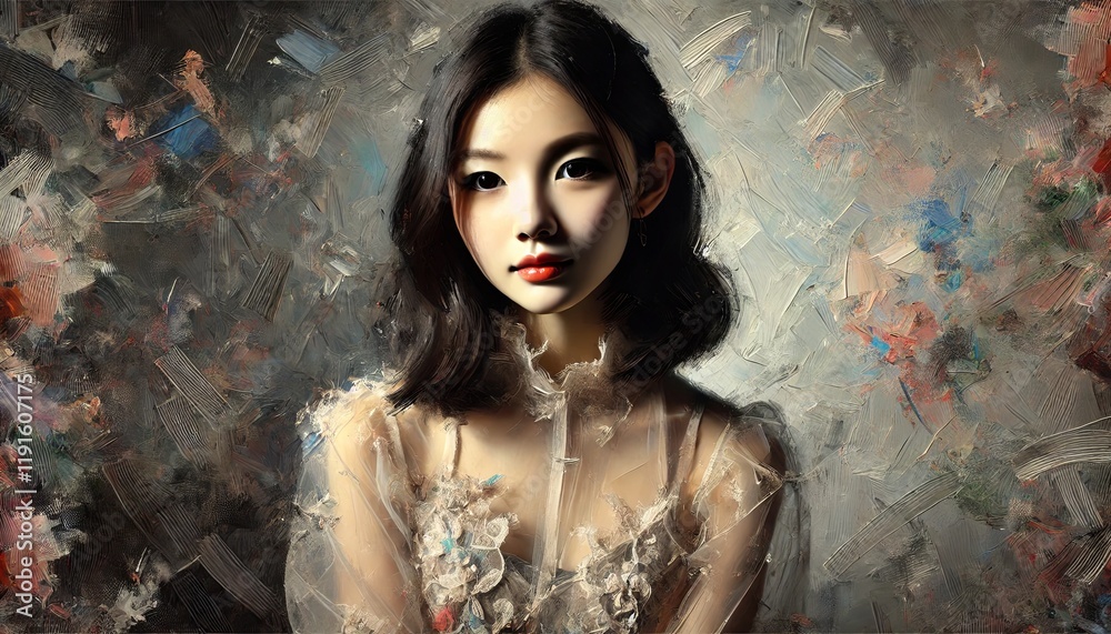 Fototapeta premium Vibrant Expression in Subtle Tones