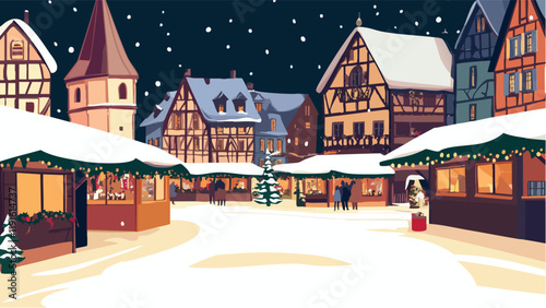Enchanting Winter Nights at Colmar Christmas Market.eps