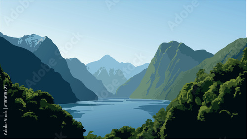 Nature's Beauty- Fiordland National Park.eps