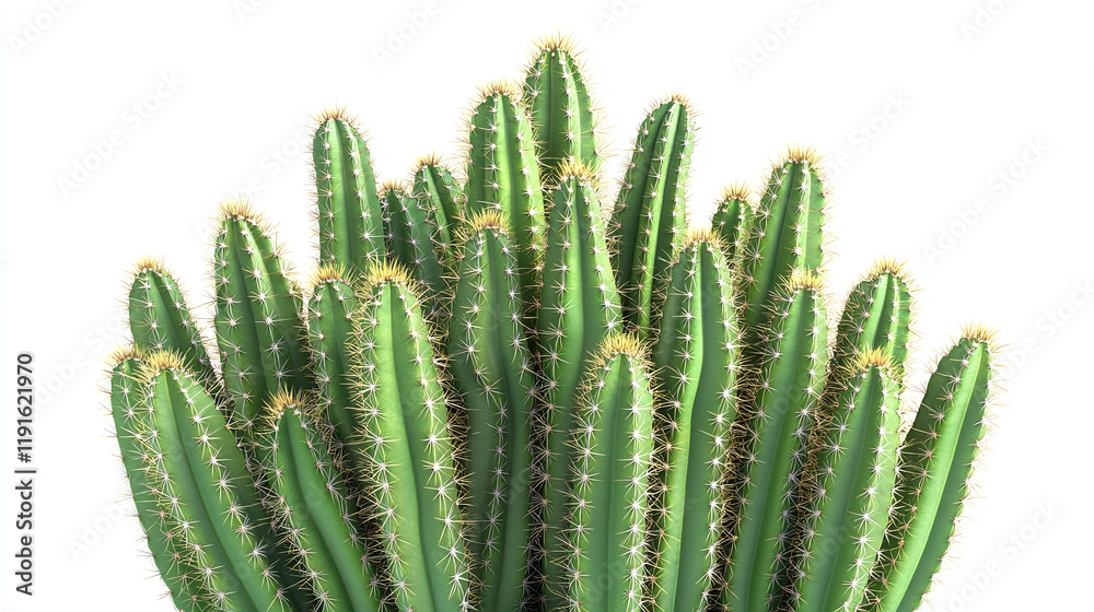 Green cactus plant in a pot isolated on white background. small growing spiked houseplant decoration with thorns. Green cactus plant in a pot isolated on white background. small growing spiked houseplant decoration with thorns.