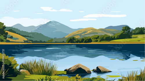Serenity at Lake District National Park