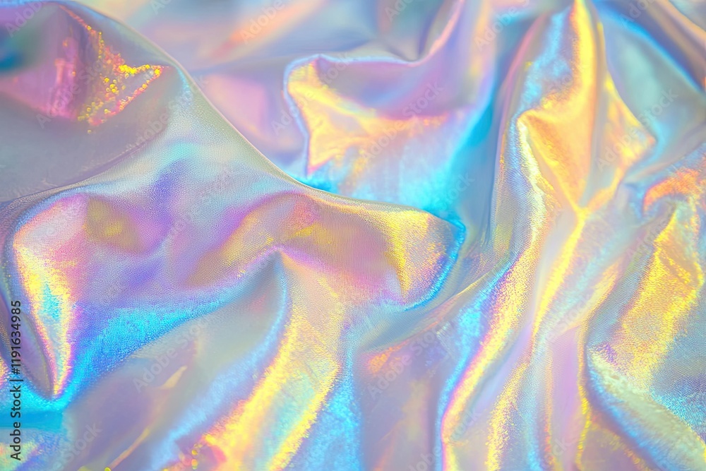 Fototapeta premium Holographic rainbow pastel-colored background