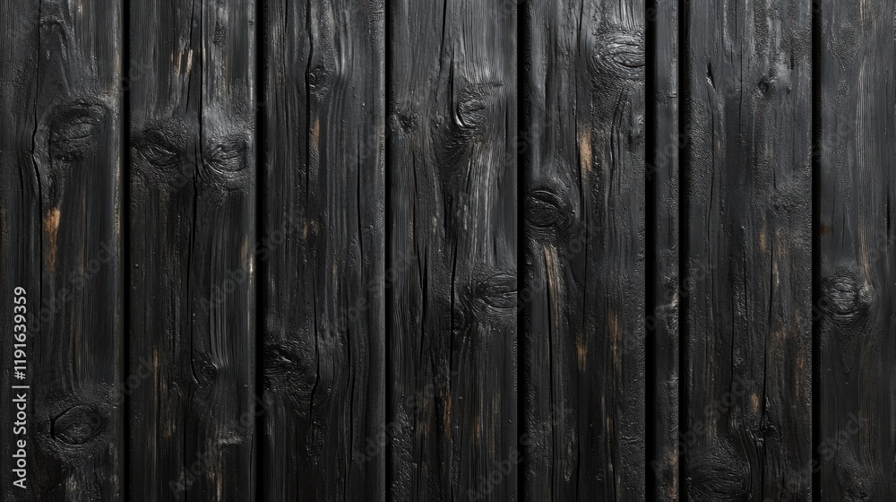 Dark Charred Wood Planks Background Texture Dark Charred Wood Planks Background Texture