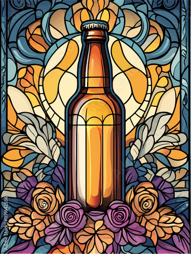 Vektorisiert aus dem Package Bier, Kloster, Comic, Coloring, Mandala, SciFi