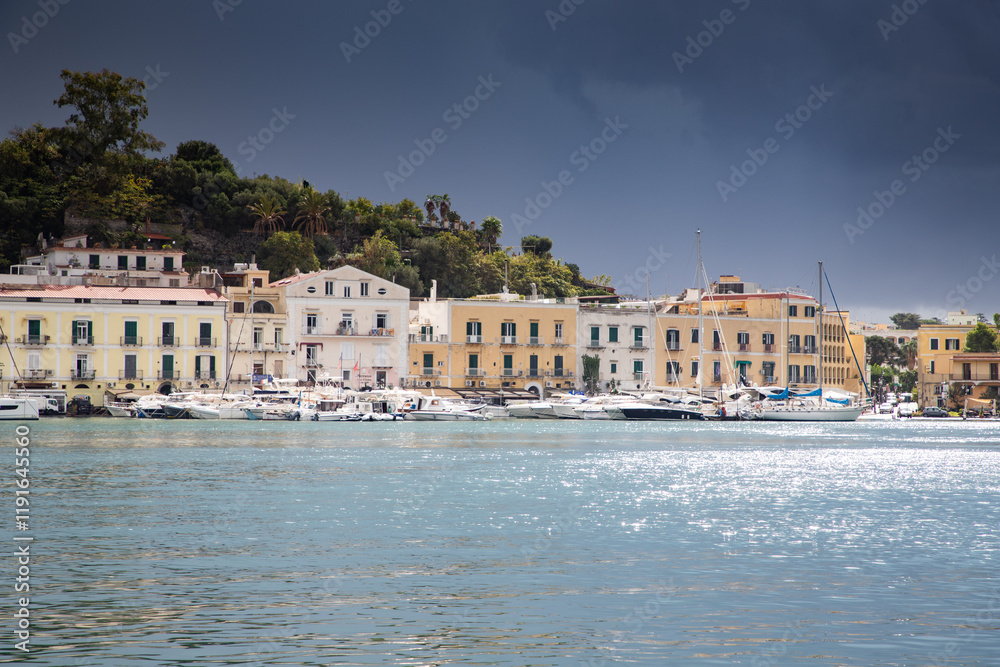 Obraz premium porto d'Ischia, beautiful island in Italy