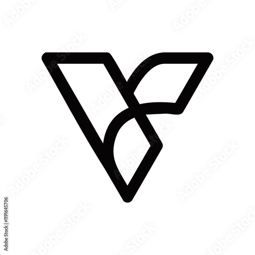 V Logo Design