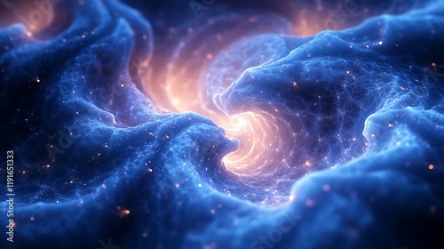 Artistic fractal design featuring bright illuminated connections photos photo