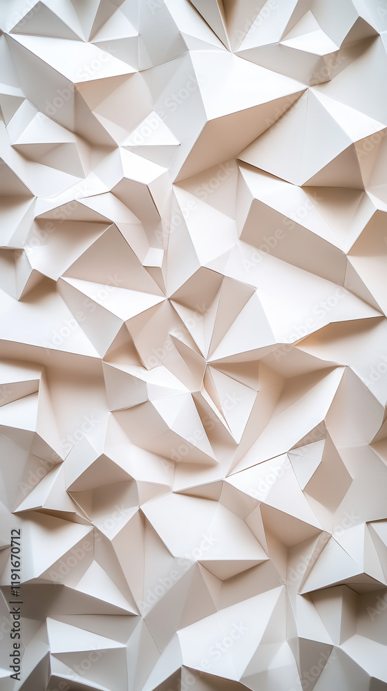 Overlapping polygons in neutral hues, gently transparent for a modern, layered look Overlapping polygons in neutral hues, gently transparent for a modern, layered look