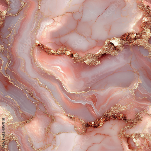 pink Gold and white marbel seamless texture