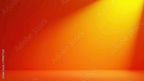 Mustard yellow spotlight on right. Soft purple background. Copy space for text, 3D render AI Generated Designer Element