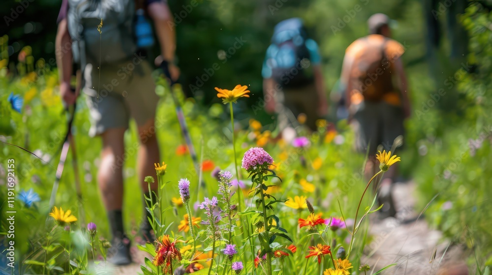 Harmony in Nature. A peaceful coexistence of flora and human presence in a luscious green... Harmony in Nature. A peaceful coexistence of flora and human presence in a luscious green...