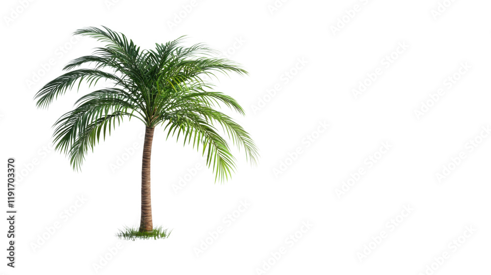 Obraz premium Palm tree transparent background