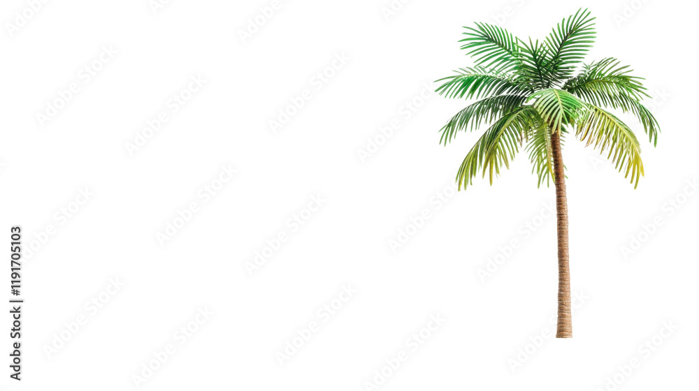 Fototapeta premium Palm tree transparent background