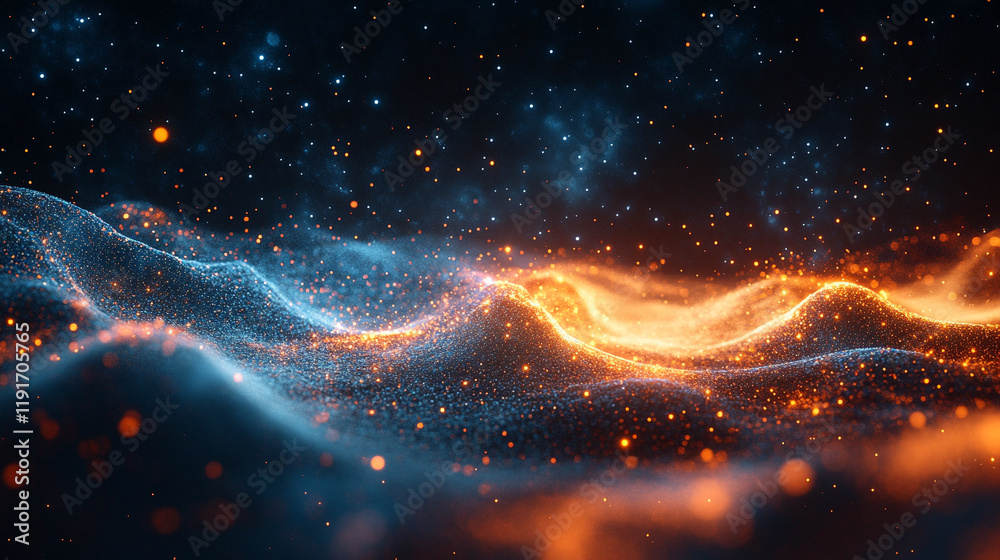 Abstract tech background showcasing digital particles explosion, quantum core, computing network system, AI, and global data connections with blurred bright light tone and caption space on the side
Abstract tech background showcasing digital particles explosion, quantum core, computing network system, AI, and global data connections with blurred bright light tone and caption space on the side