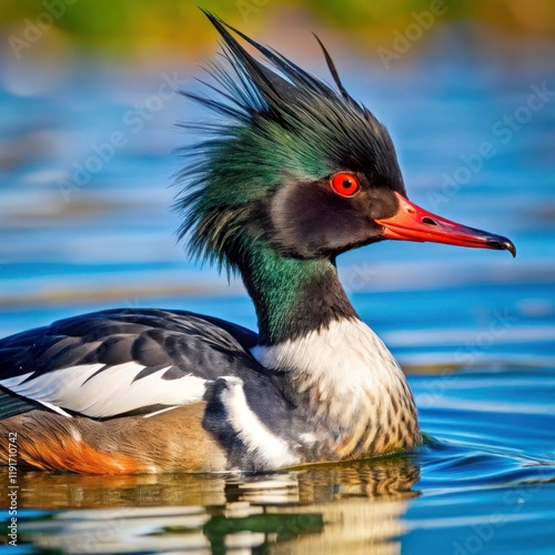 Red Breasted Merganser photo