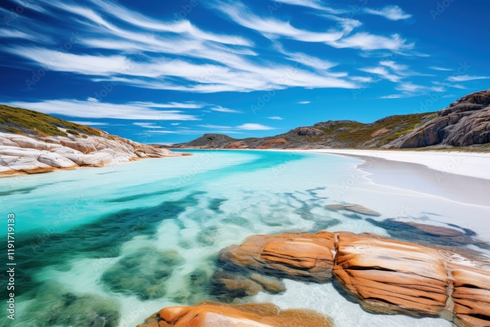 Φωτογραφία Breathtaking view of lucky bay in cape le grand national park, western australia