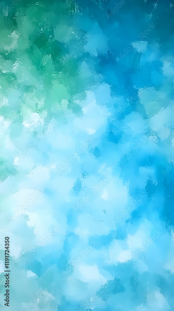 Abstract Blue and Green Background Creates a Soft, Dreamy Atmosphere with Textured Brushstrokes Abstract Blue and Green Background Creates a Soft, Dreamy Atmosphere with Textured Brushstrokes