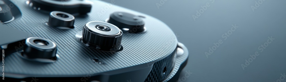 Closeup, exploring the intricate details of a guitar knob, texture, control, and sound Closeup, exploring the intricate details of a guitar knob, texture, control, and sound