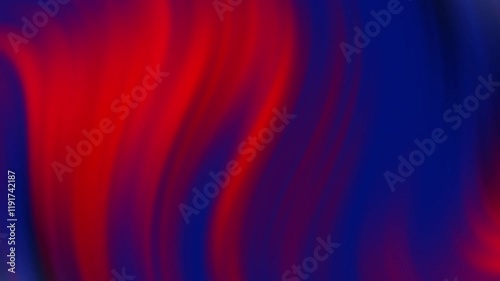 Red and blue wavy colors in dark abstract art suitable for backgrounds, digital designs, dynamic branding and artistic projects. photo