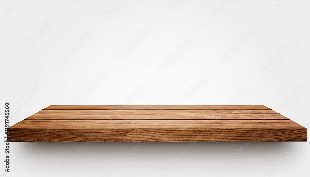 empty wooden shelf wall isolated on white background for presentation or display empty wooden shelf wall isolated on white background for presentation or display