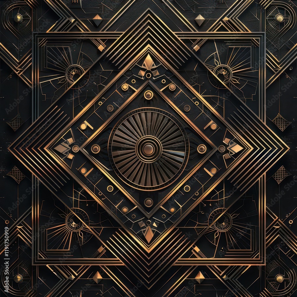 Obraz premium Geometric Harmony. Modern Art concept