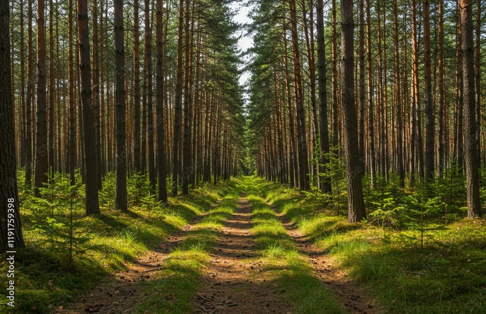 Fototapeta premium landscape with mountains and clouds