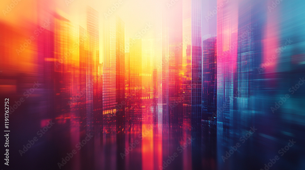 Skyscrapers of a futuristic financial district at sunset with modern shiny facades sleek architecture reflections dramatic lighting blurred background perfect for business brochure templates
Skyscrapers of a futuristic financial district at sunset with modern shiny facades sleek architecture reflections dramatic lighting blurred background perfect for business brochure templates