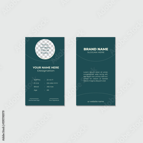 "Professional ID Card Design: Sleek, Modern, and Customizable Templates"