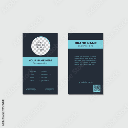 "Professional ID Card Design: Sleek, Modern, and Customizable Templates"